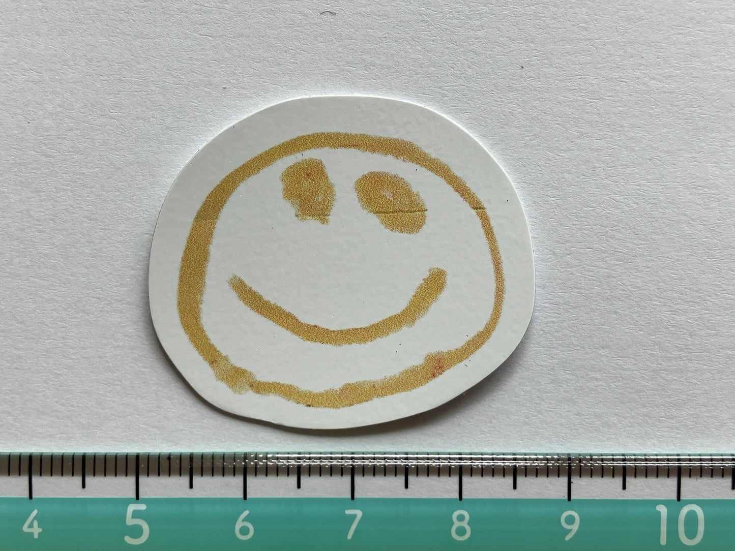 ステッカー(スマイル黄)